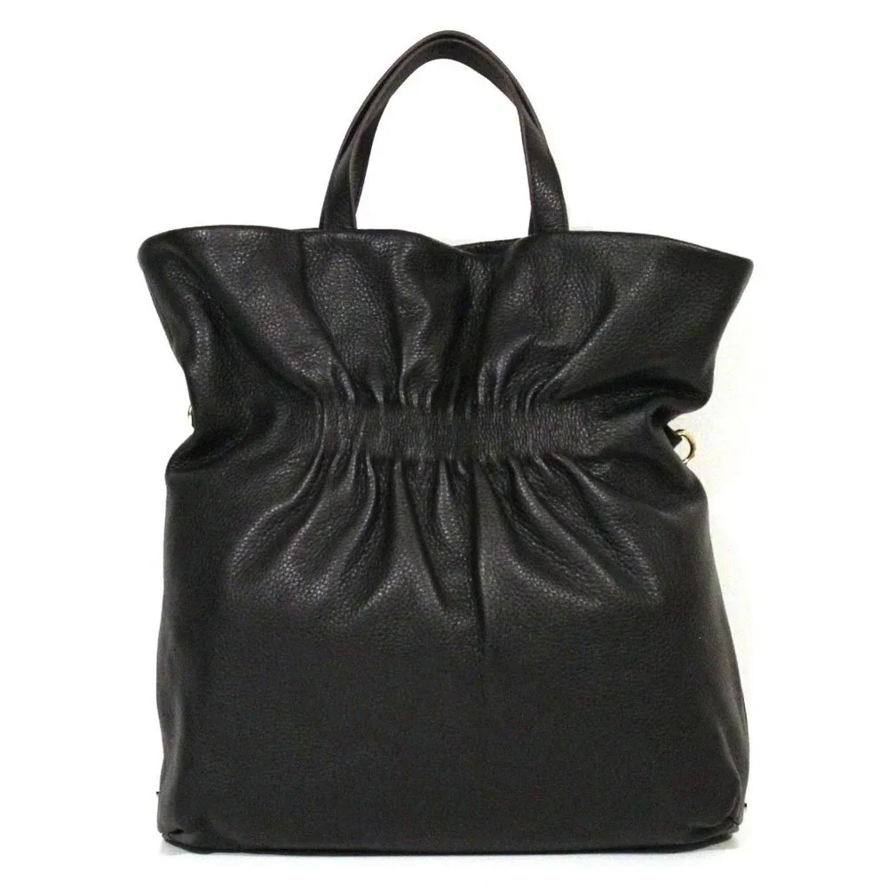 AIMEE KESTENBERG New 5th Avenue TOTE Shoulder Handbag Purse Leather BLACK 🎉HP